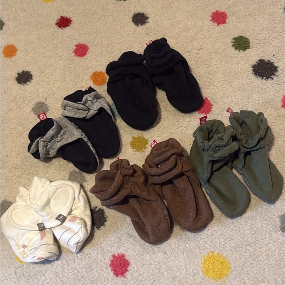 Assorted Baby Booties Set